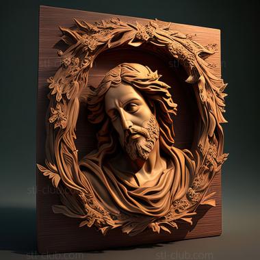 3D model st jesus (STL)